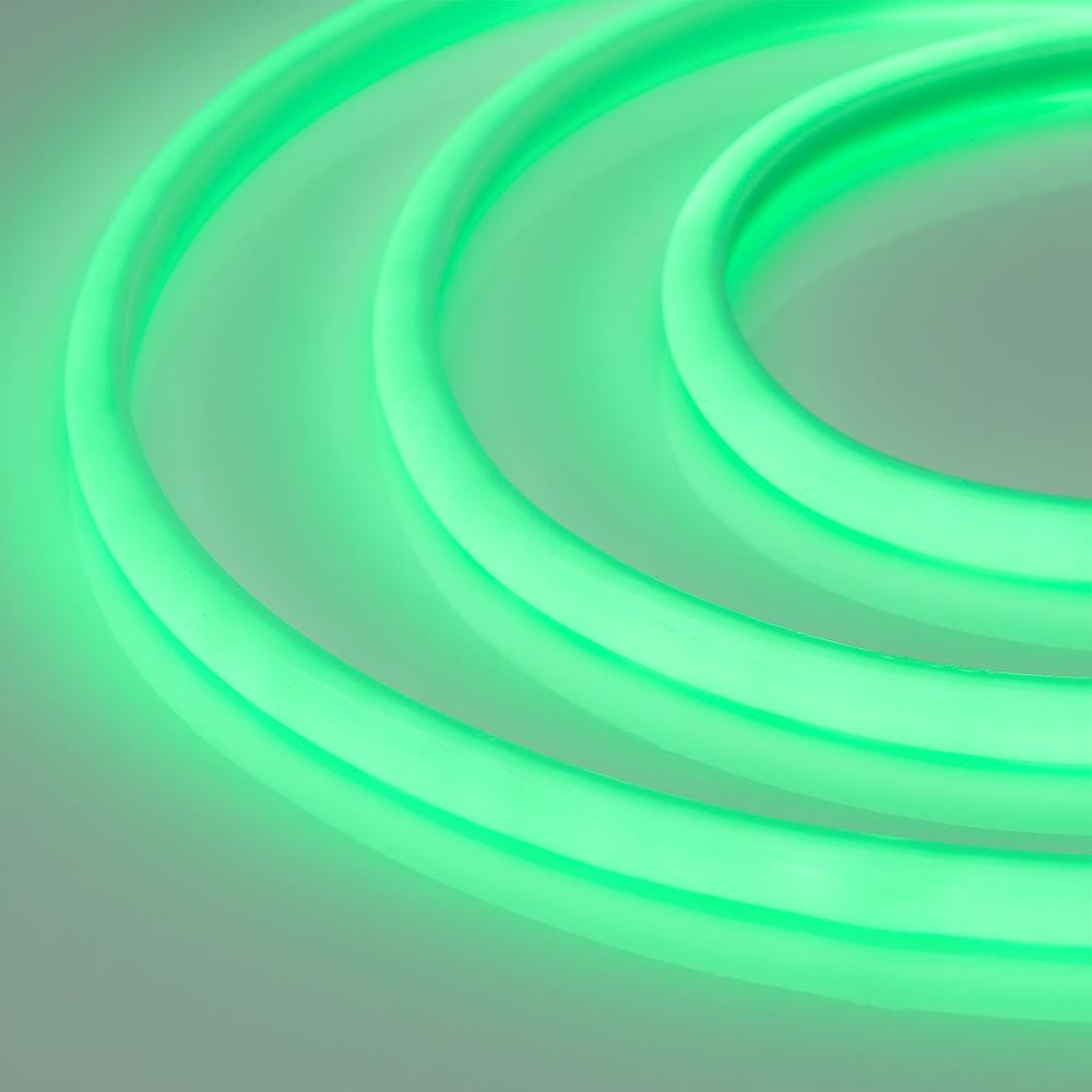 Светодиодная лента Arlight RTW-5000PWT 24V Green 13mm (2835, 180 LED/m, High Temp)