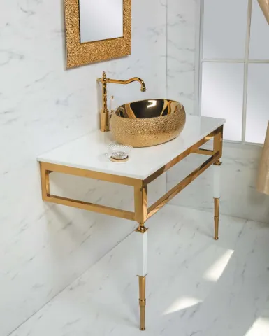 Консоль 100 см ArmadiArt Vogue, золото