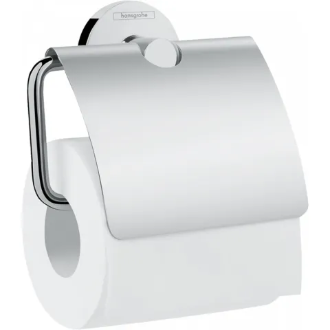 Держатель туалетной бумаги с крышкой Hansgrohe Logis Universal, хром
