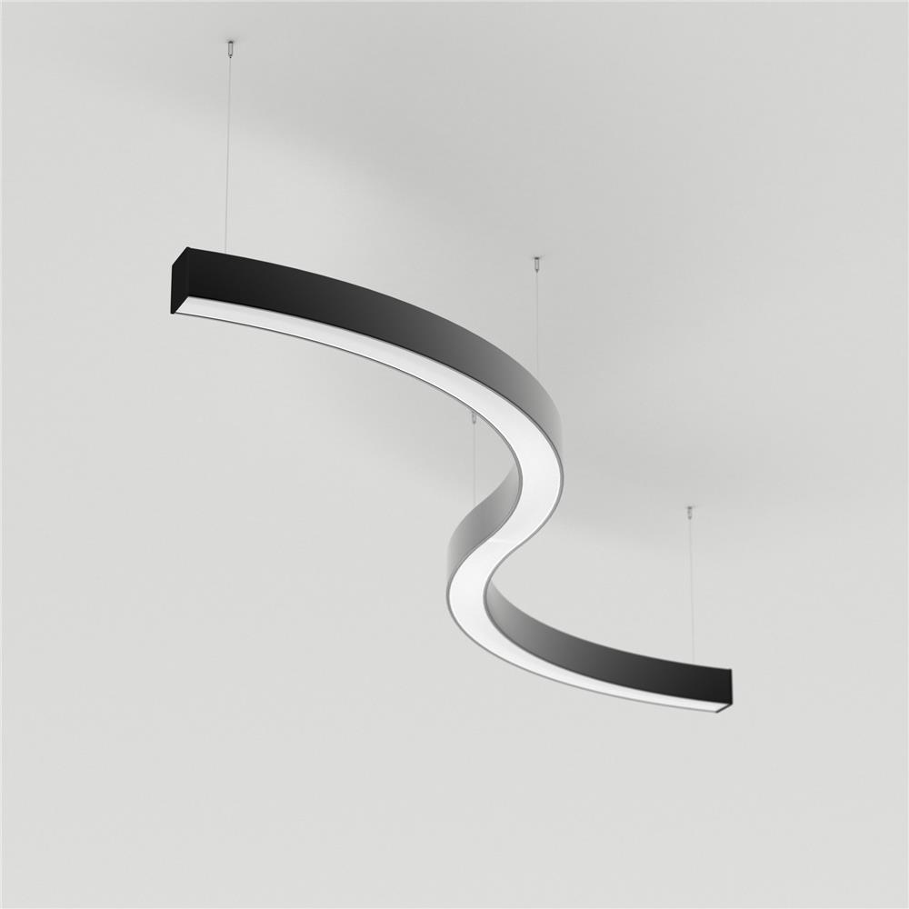 Светильник Arlight SP-LINE-HANG ARC-S3535-D1500-124W Warm3000 (BLACK, 230V)