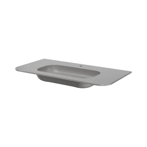 Раковина моноблок ArmadiArt VOI 100см LUNA 1отв