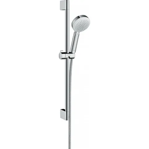 Душевой набор Hansgrohe 1jet со штангой 65 см, белый/хром