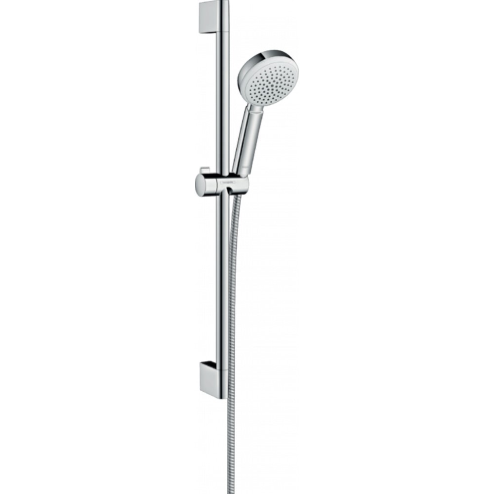 Душевой набор Hansgrohe 1jet со штангой 65 см, белый/хром