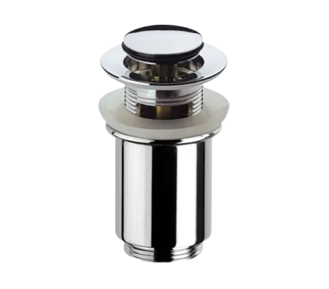 Донный клапан click-clack с переливом 1 1/4" Remer 906CC114, хром