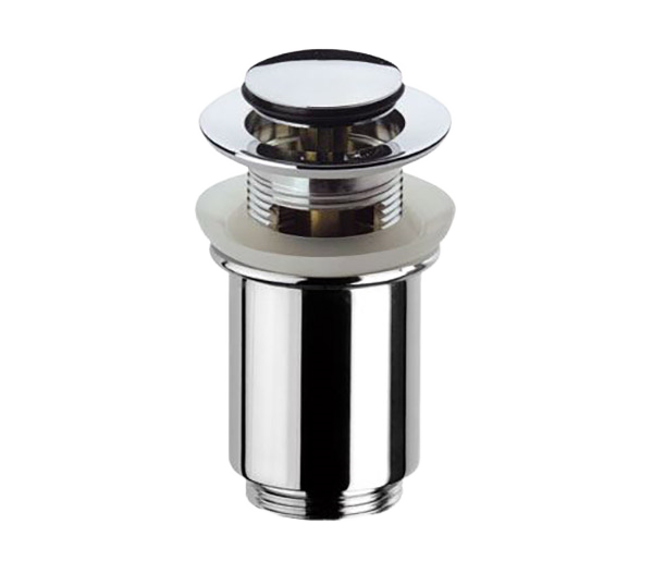 Донный клапан click-clack с переливом 1 1/4" Remer 906CC114, хром