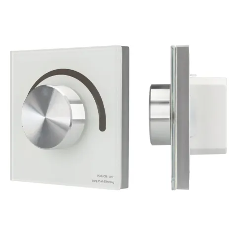 Панель Arlight SMART-P98-DIM-G-IN White (230V, 1.5A, 0/1-10V, Rotary, 2.4G)