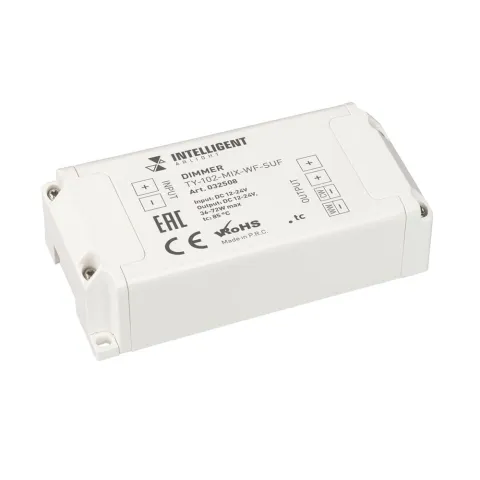 Диммер Arlight TY-102-MIX-WF-SUF (12-24V, WI-FI, 433MHz, 2x3A)