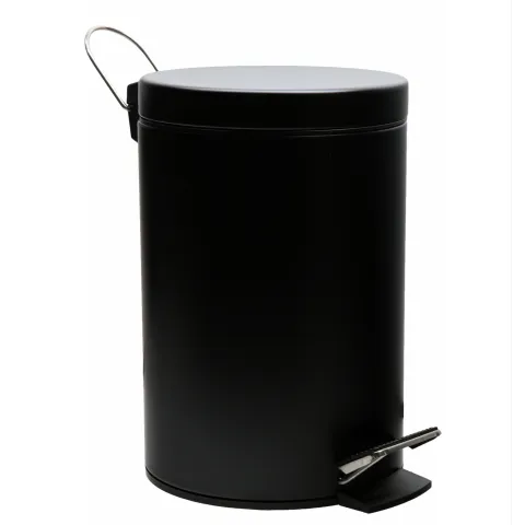 Ведро WasserKRAFT K-635 5L, чёрный матовый