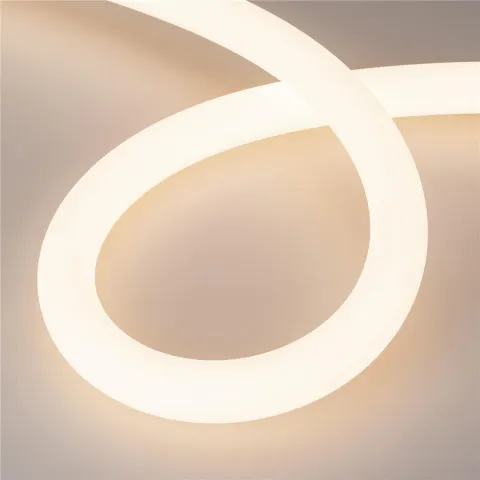 Светодиодная лента герметичная Arlight MOONLIGHT-SIDE-A336-D40mm 24V Warm3000 360deg (15 W/m, IP65, 2835, 5m, wire x1)