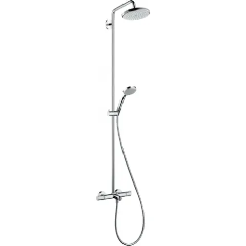 Душевая система Hansgrohe Croma 220 Showerpipe с термостатом, хром