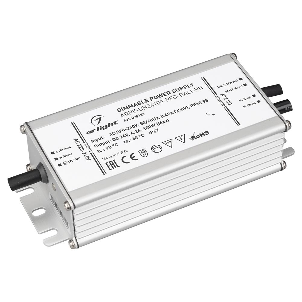 Блок питания Arlight ARPV-UH24100-PFC-DALI-PH (24V, 4.2A, 100W)