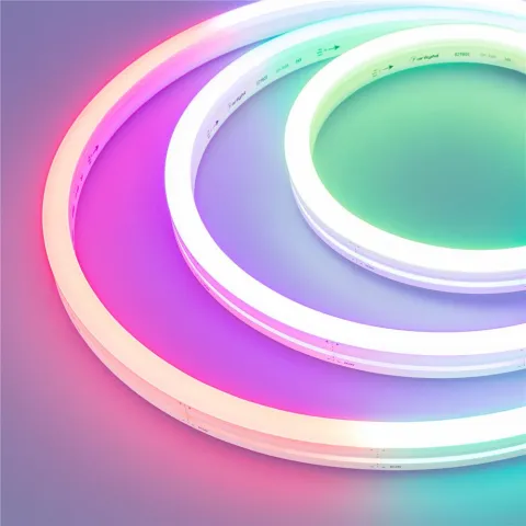 Герметичная лента Arlight SPI MOONLIGHT-5000S-SIDE-5060-84-24V RGB (12х17mm, 18W, IP67)