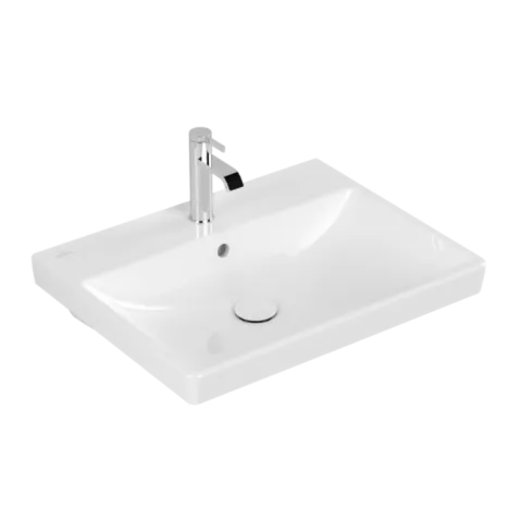 Раковина Villeroy & Boch Avento 47 x 60 см, альпийский белый CeramicPlus