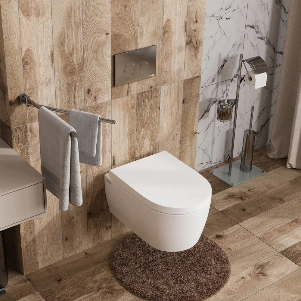 Система инсталляции для унитазов WasserKRAFT Vils 56TLT.010.ME, кнопка CH01, хром