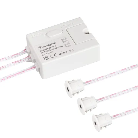 ИК-датчик Arlight SR-PRIME-IN-S80-WH (12-24V, 96-192W, DOOR/HAND)