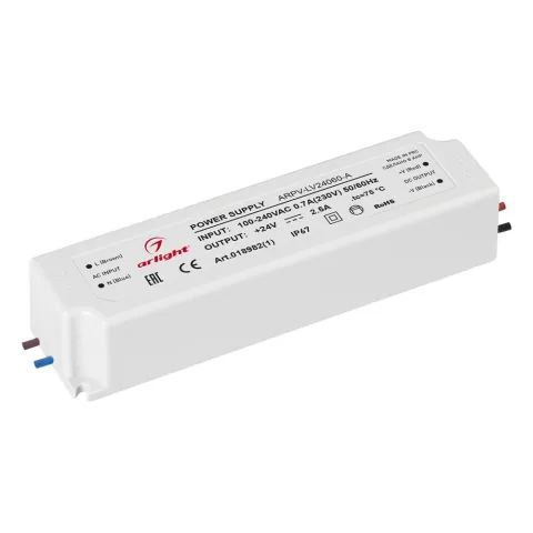 Блок питания Arlight ARPV-LV24060-A (24V, 2.5A, 60W)
