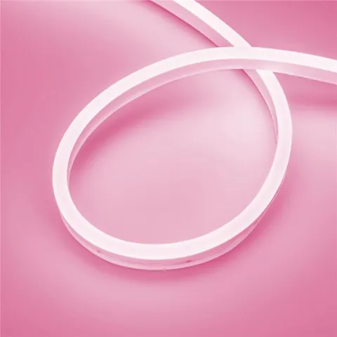 Светодиодная лента герметичная Arlight AURORA-PS-A120-16x8mm 24V Pink (10 W/m, IP65, 2835, 5m)