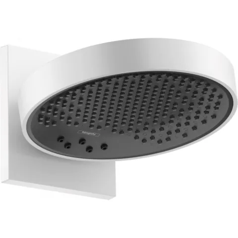 Верхний душ Hansgrohe Rainfinity 360 3jet с настенным разъемом, белый матовый