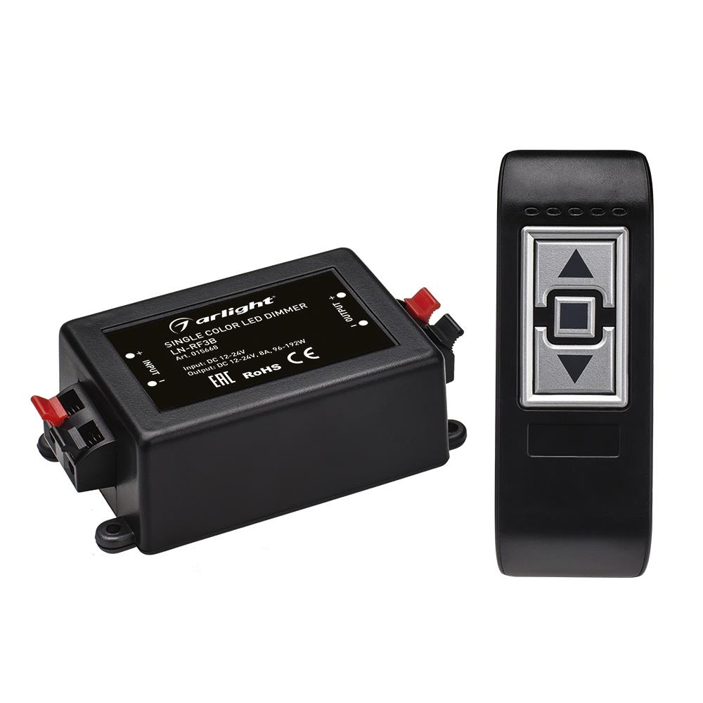 Диммер Arlight LN-RF3B (12-24V,96-192W, ПДУ 3кн)