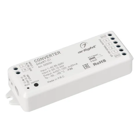 Конвертер Arlight SMART-C1 (12V, RF-0/1-10V, 2.4G)