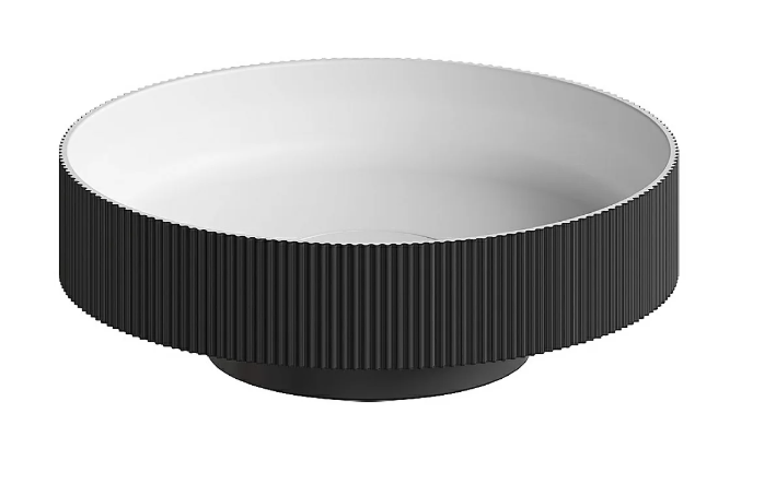 Раковина накладная Ø40 см ArmadiArt Sole Corian