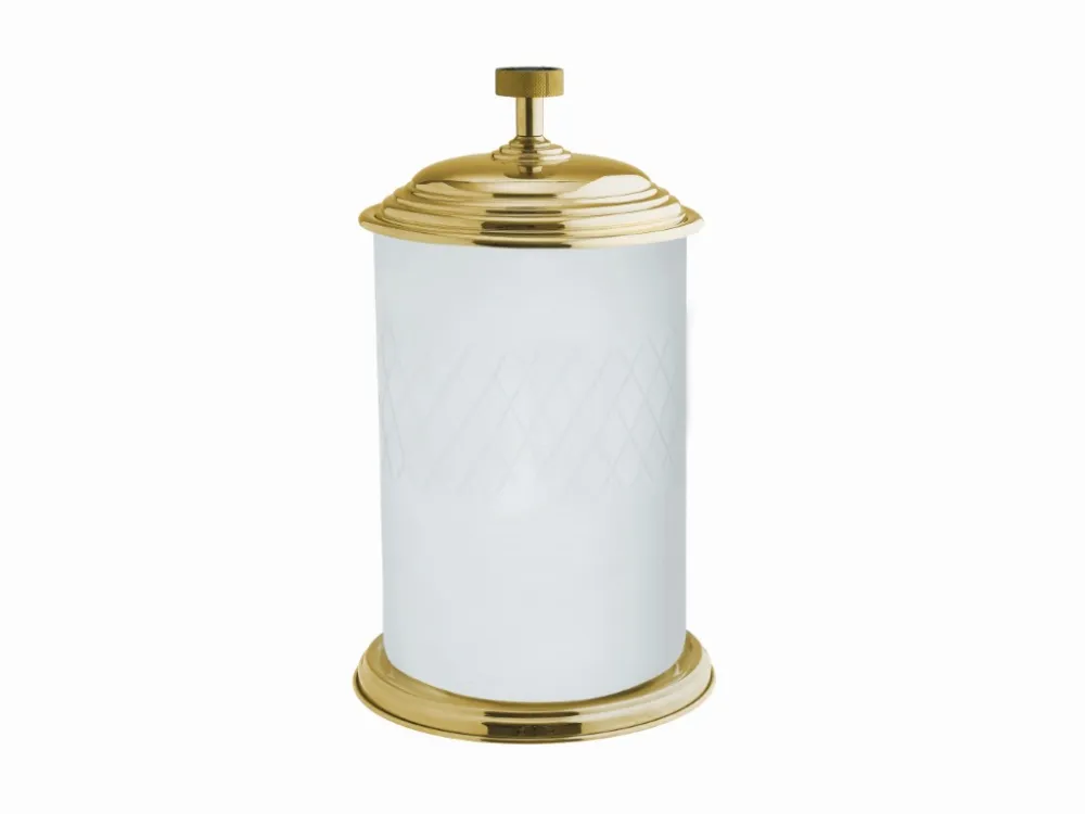 Ведро для мусора Boheme Royal Cristal, чёрный матовый