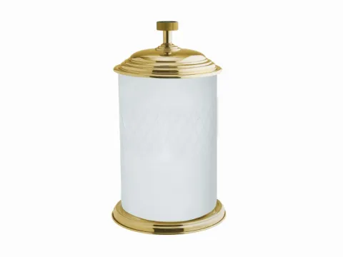 Ведро для мусора Boheme Royal Cristal, чёрный матовый