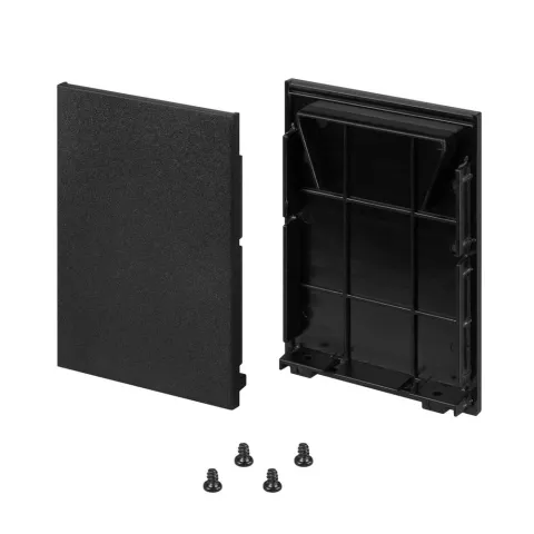 Заглушка Arlight LINE-5075-HONEYCOMB BLACK глухая