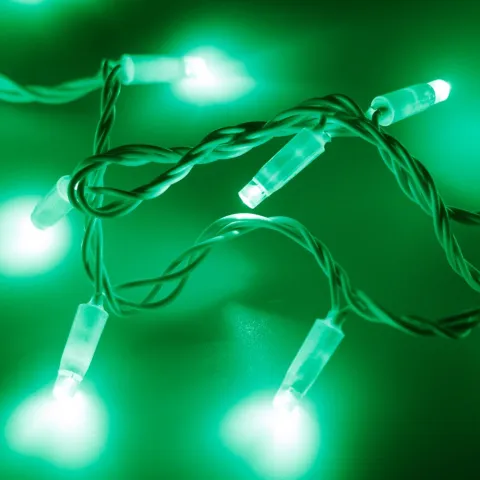 Светодиодная гирлянда Ardecoled ARD-STRING-CLASSIC-10000-WHITE-100LED-FLASH GREEN (230V, 7W)