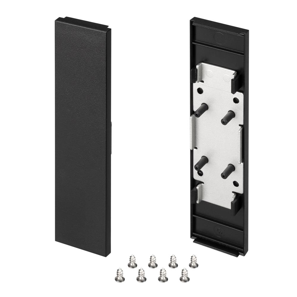 Заглушка Arlight SL-LINE-25100-DUAL BLACK глухая