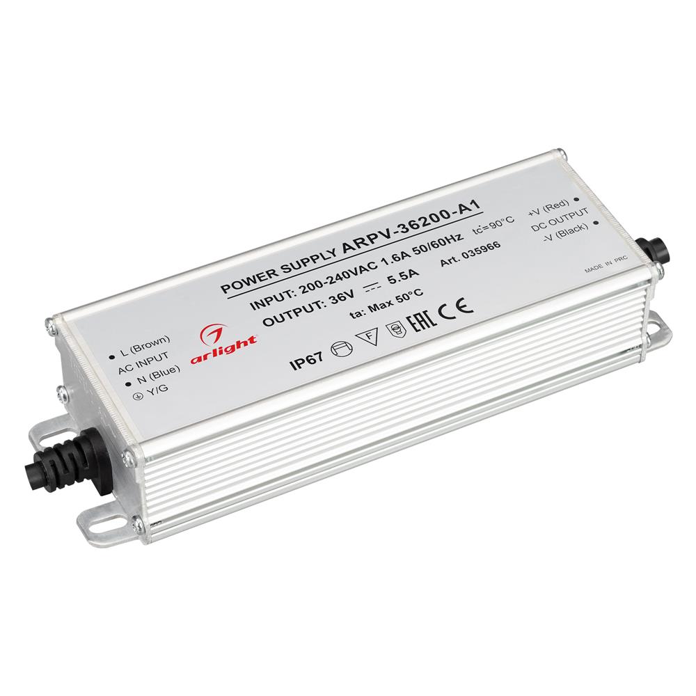 Блок питания Arlight ARPV-36200-A1 (36V, 5.55A, 200W)
