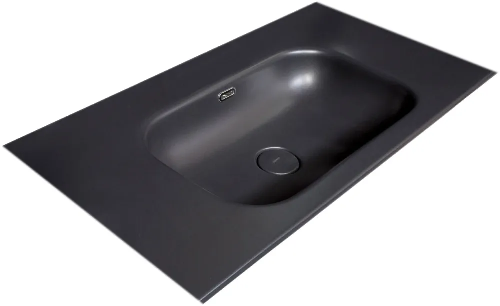 Раковина без отверстия 80 см ArmadiArt Vallessi 838-080-A с тумбой