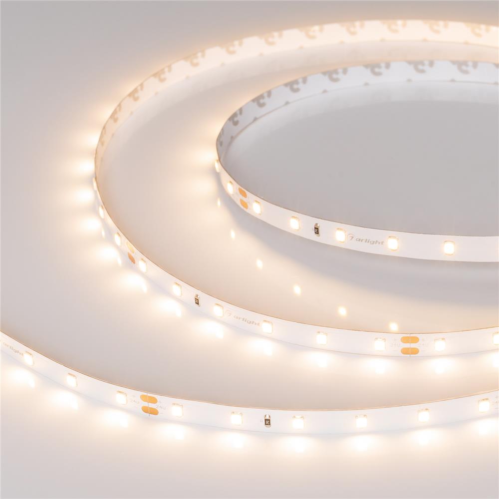 Светодиодная лента Arlight RT-A60-8mm 24V Warm3000 CRI98 (4.8 W/m, IP20, 2835, 5m)