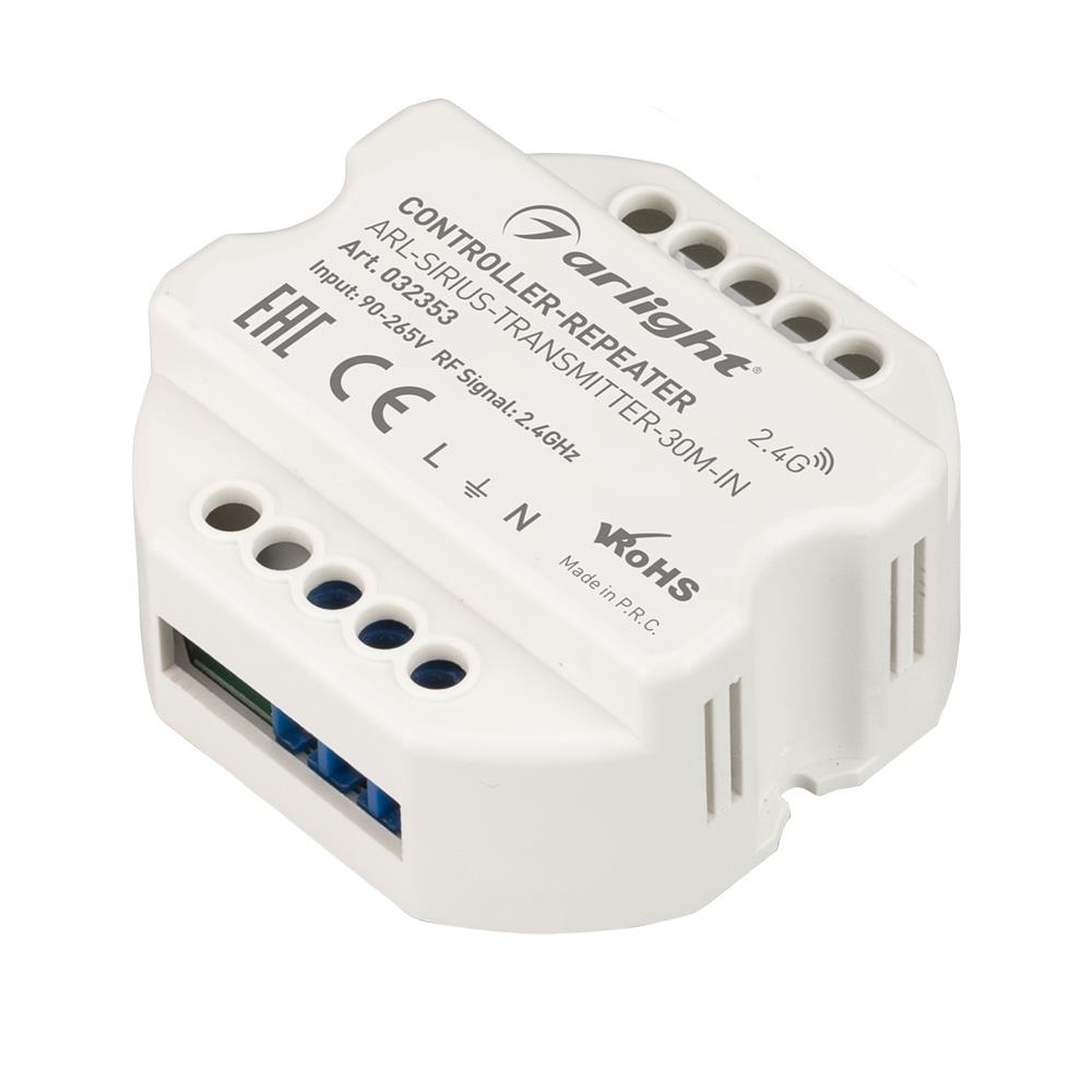 Контроллер-усилитель Arlight ARL-SIRIUS-TRANSMITTER-30M-IN (230V, 2.4G)
