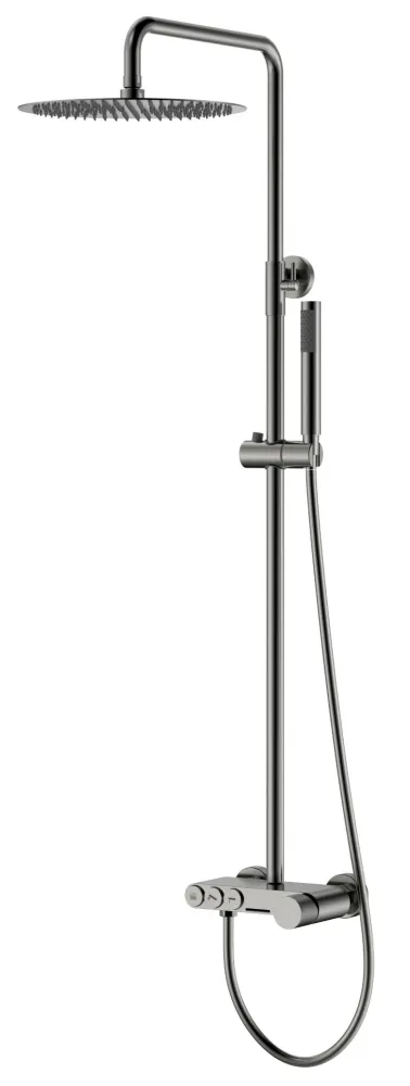 Душевая стойка Boheme Stick, графит глянцевый