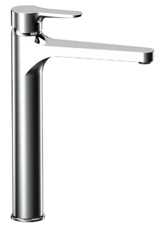 Смеситель для раковины высокий с донным клапаном Remer W10L, хром