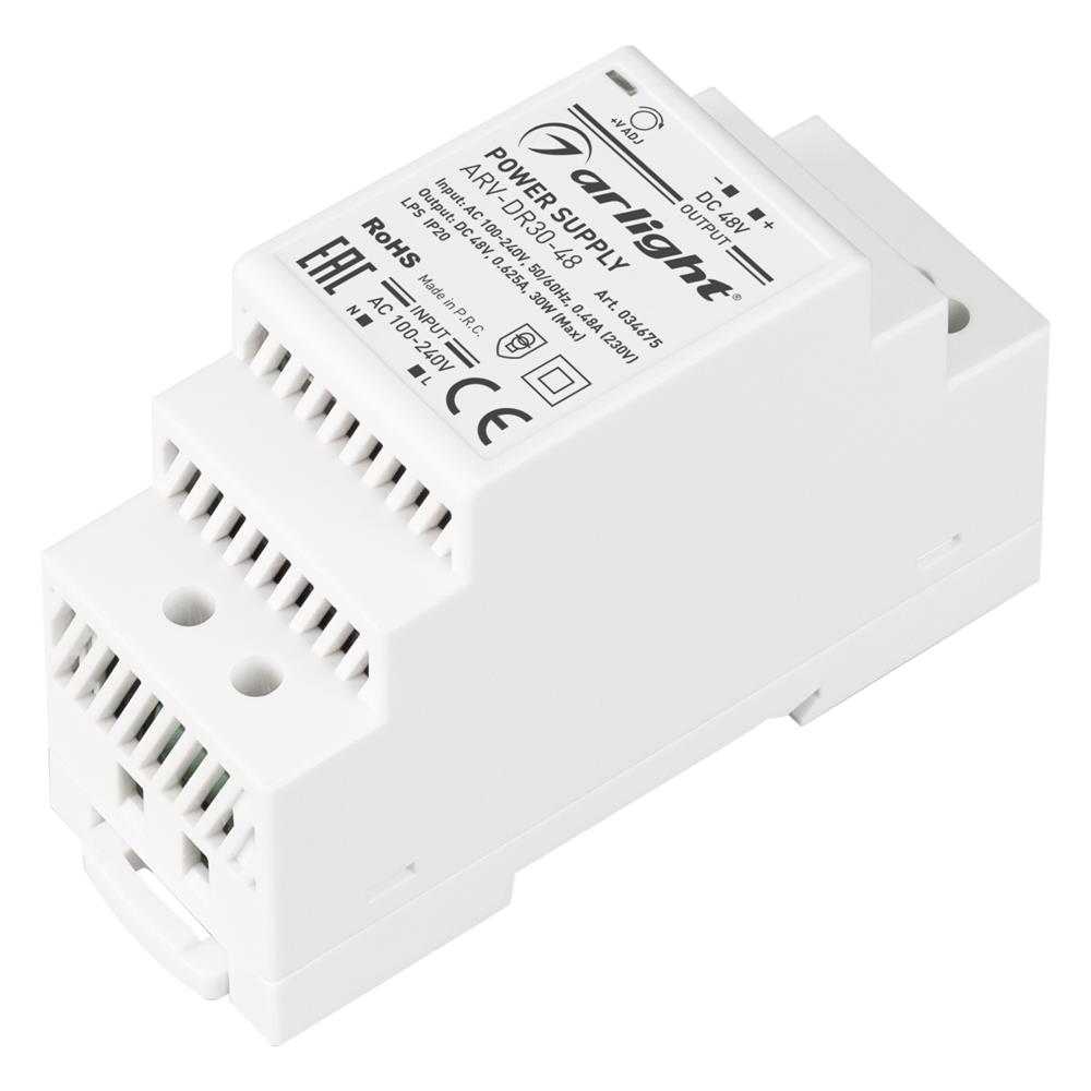 Блок питания Arlight ARV-DR30-48 (48V, 0.6A, 30W)