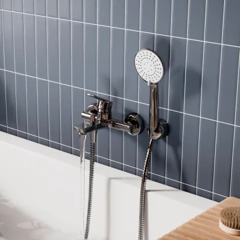 Смеситель для ванны с коротким изливом WasserKRAFT Dill 6101