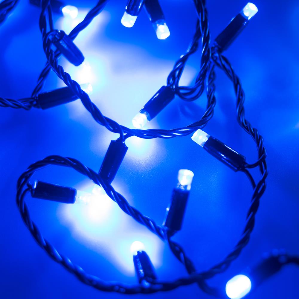 Светодиодная гирлянда Ardecoled ARD-STRING-CLASSIC-10000-BLACK-100LED-FLASH BLUE (230V, 7W)