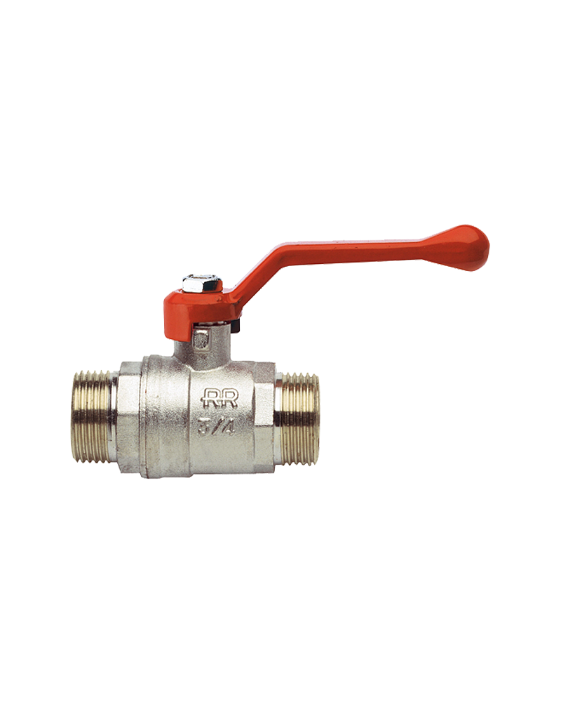 Кран шаровый 3/4" нар/нар, ручка-рычаг Remer 371MM34
