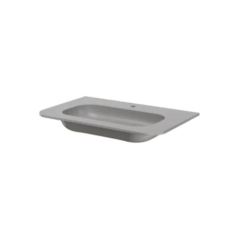 Раковина моноблок ArmadiArt VOI 80см LUNA 1отв