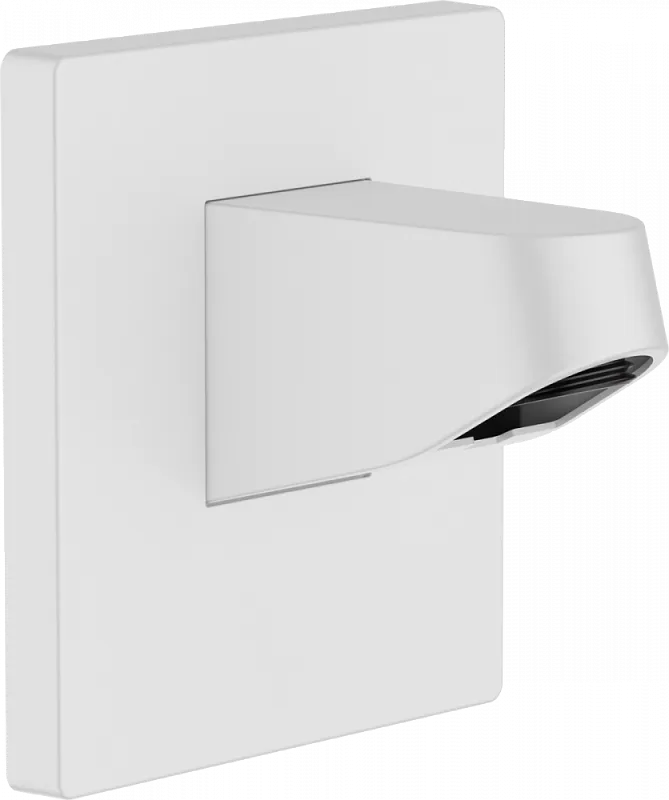 Душевой кронштейн Hansgrohe Pulsify 105 настенный, белый матовый