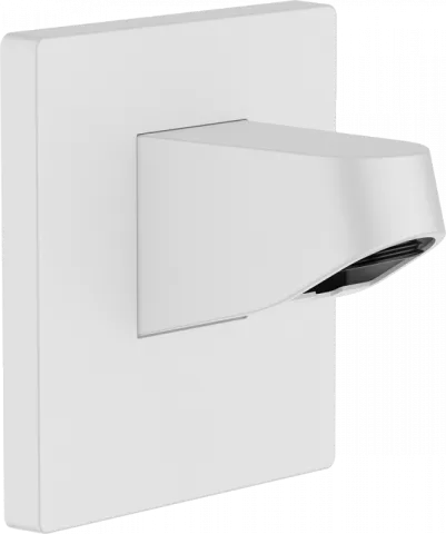 Душевой кронштейн Hansgrohe Pulsify 105 настенный, белый матовый