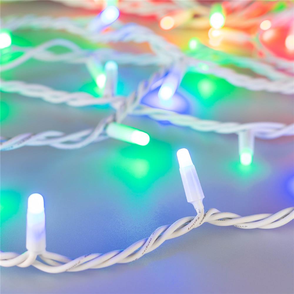 Светодиодная гирлянда Ardecoled ARD-STRING-PRO-10000-WHITE-100LED-MILK-LIVE RGB-DMX (24V, 10W)
