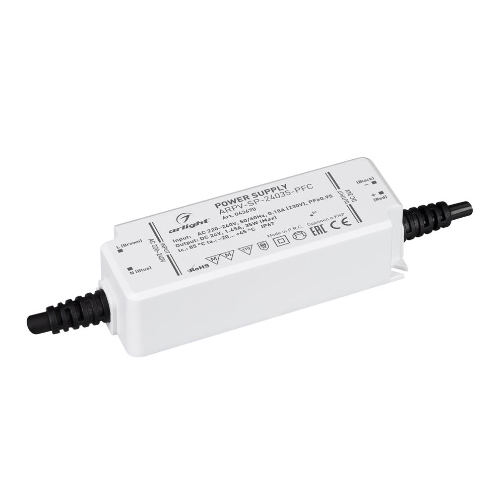 Блок питания Arlight ARPV-SP-24035-PFC (24V, 1.45A, 35W)