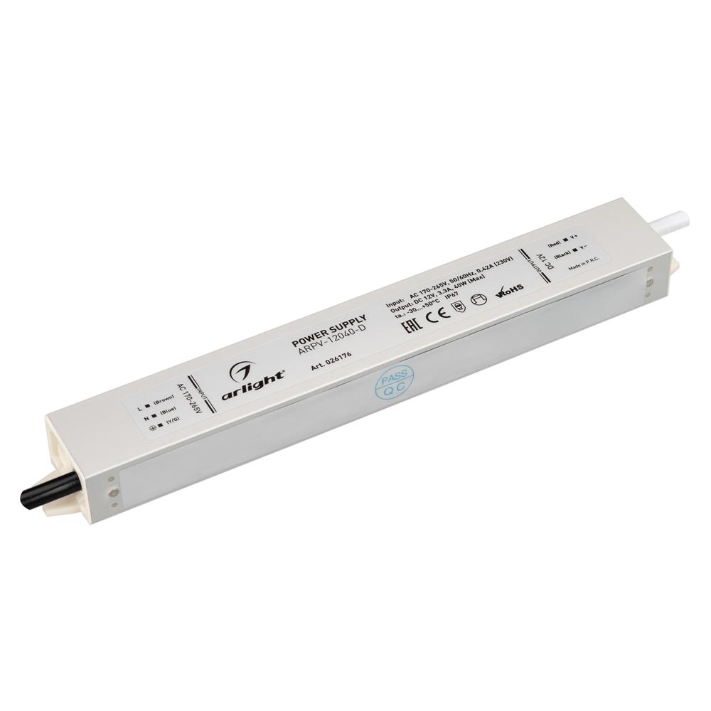 Блок питания Arlight ARPV-12040-D (12V, 3.3A, 40W)