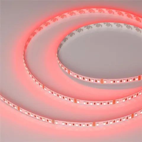 Светодиодная лента Arlight RT-G120-8mm 24V RGB (11 W/m, IP20, 3838, 5m)