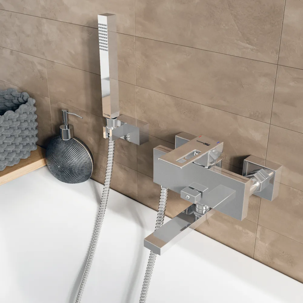 Смеситель для ванны с коротким изливом WasserKRAFT Alme 1501