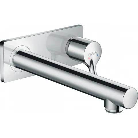 Смеситель Hansgrohe Talis S для раковины настенный с длинным изливом, хром