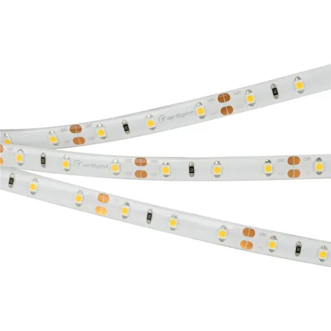 Светодиодная лента герметичная Arlight RTW-SE-A60-8mm 12V Warm3000 (4.8 W/m, IP65, 2835, 5m)